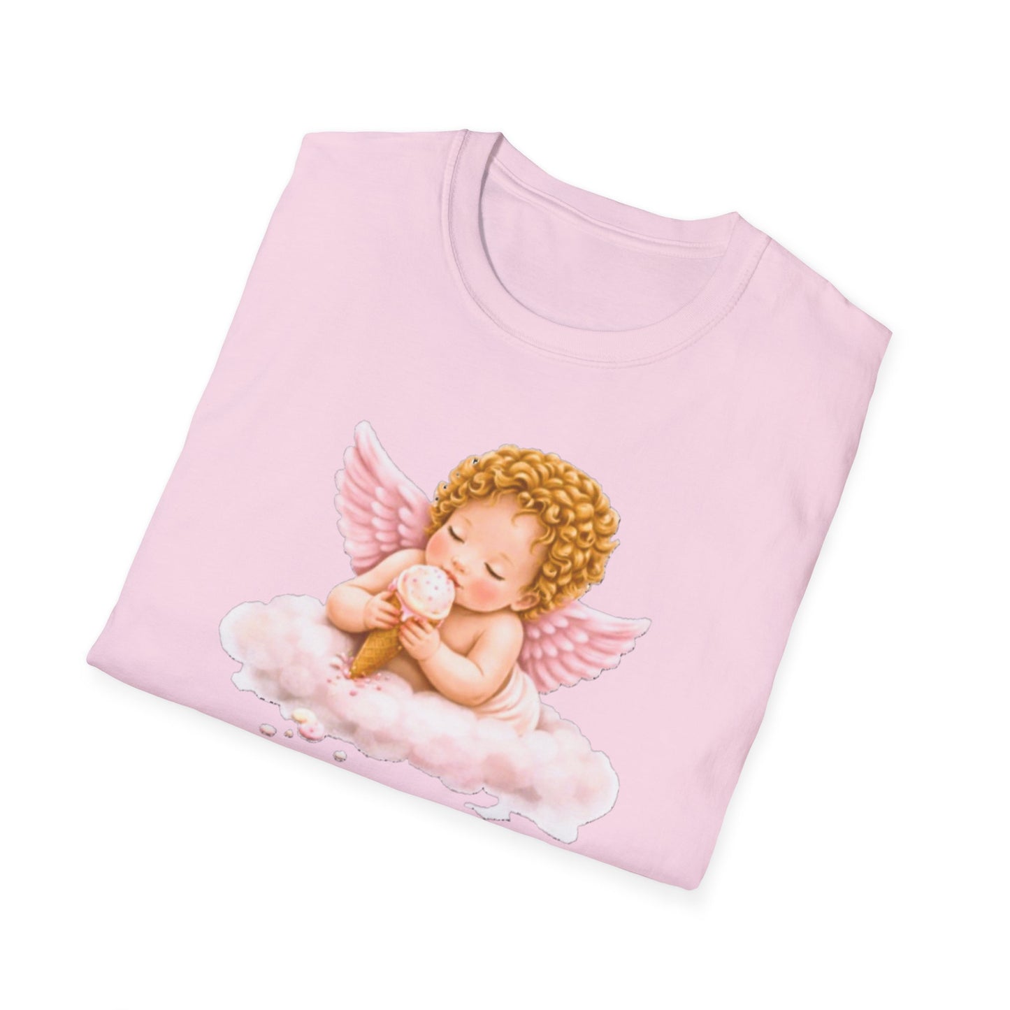 Angel Baby T-Shirt, Christian shirt, pink girl shirt, Religious Shirt, Faith Shirt, Gift For Christian, Trendy Tee, Gift For Her, flower shirt