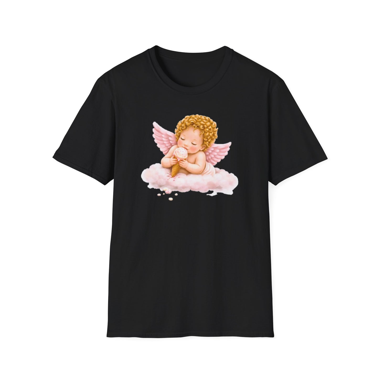 Angel Baby T-Shirt, Christian shirt, pink girl shirt, Religious Shirt, Faith Shirt, Gift For Christian, Trendy Tee, Gift For Her, flower shirt