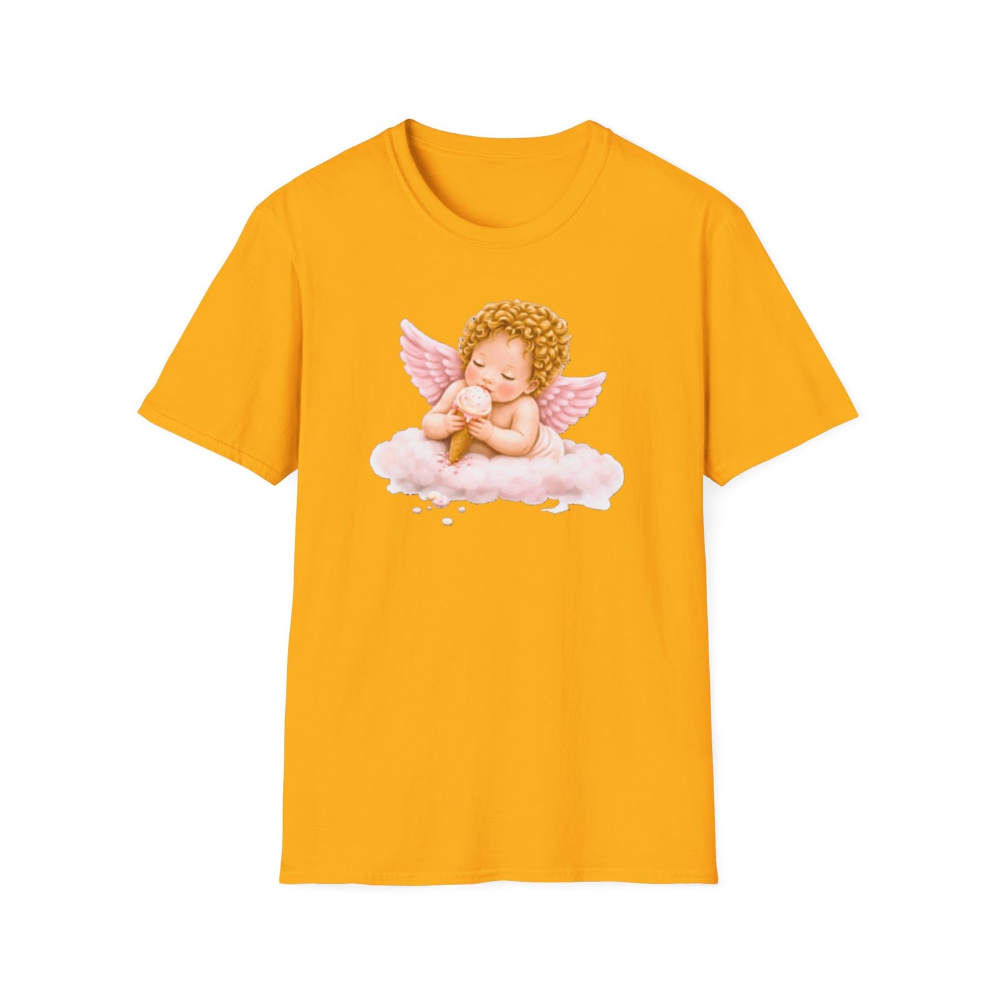Angel Baby T-Shirt, Christian shirt, pink girl shirt, Religious Shirt, Faith Shirt, Gift For Christian, Trendy Tee, Gift For Her, flower shirt