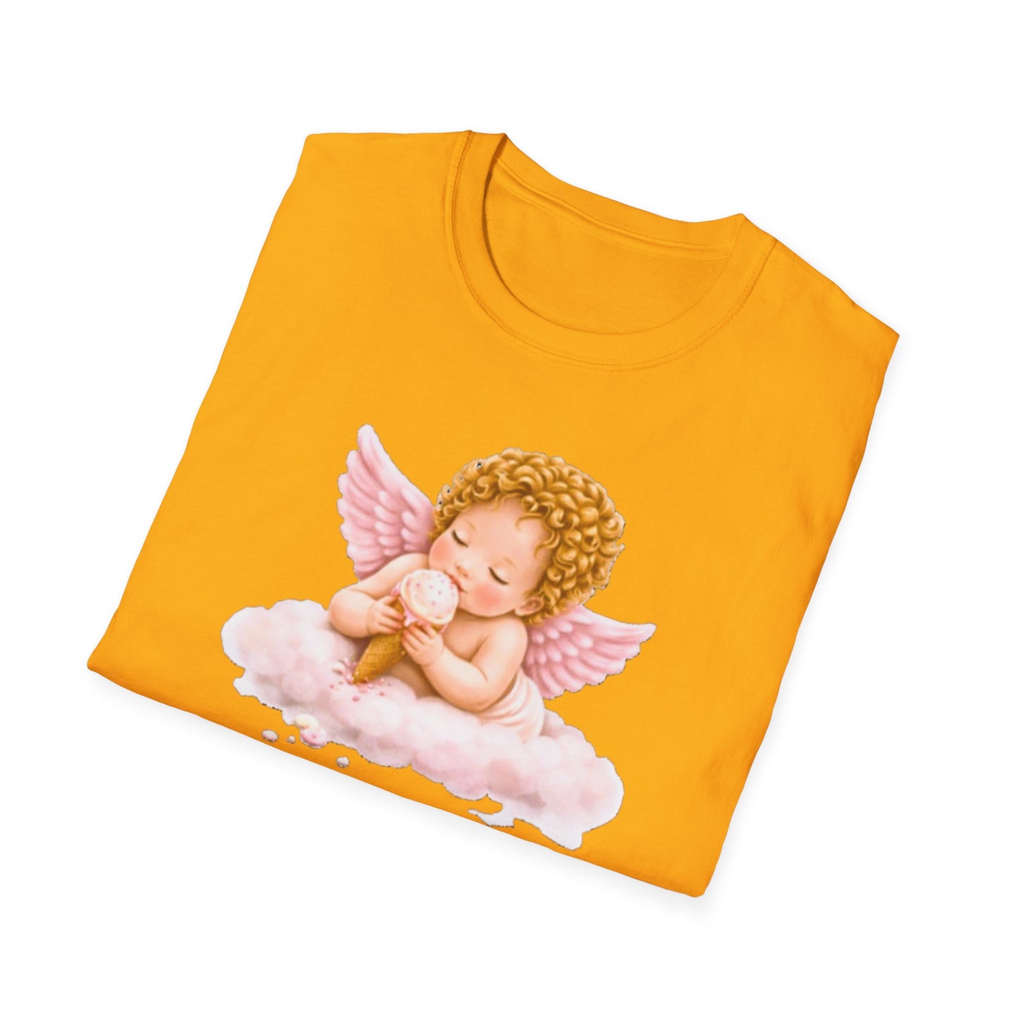 Angel Baby T-Shirt, Christian shirt, pink girl shirt, Religious Shirt, Faith Shirt, Gift For Christian, Trendy Tee, Gift For Her, flower shirt