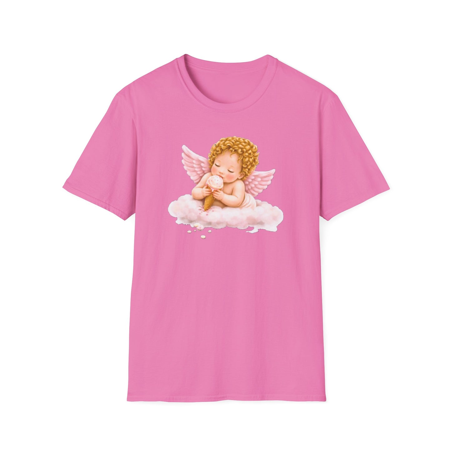 Angel Baby T-Shirt, Christian shirt, pink girl shirt, Religious Shirt, Faith Shirt, Gift For Christian, Trendy Tee, Gift For Her, flower shirt