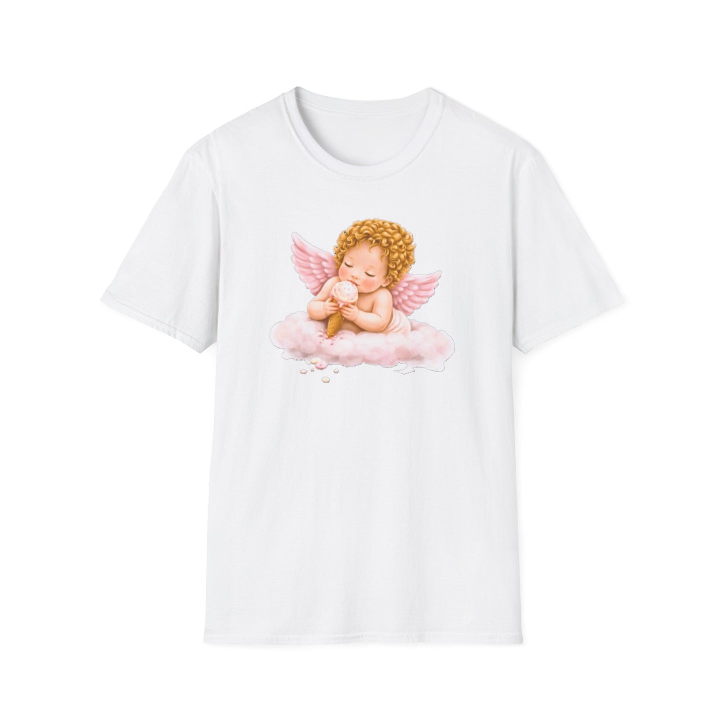Angel Baby T-Shirt, Christian shirt, pink girl shirt, Religious Shirt, Faith Shirt, Gift For Christian, Trendy Tee, Gift For Her, flower shirt