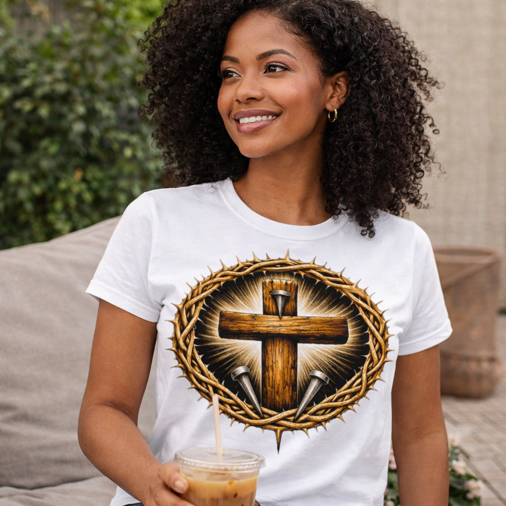 Cross Shirt, Faith Shirt, Jesus shirt. Christian Shirts, Gift for Him, Gift for Her, Father's Day Shirt, Bible Shirt, Women Empowerment tee