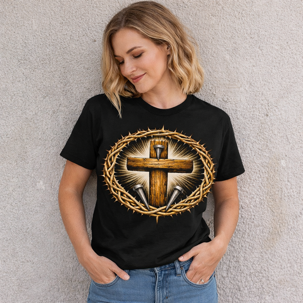 Cross Shirt, Faith Shirt, Jesus shirt. Christian Shirts, Gift for Him, Gift for Her, Father's Day Shirt, Bible Shirt, Women Empowerment tee