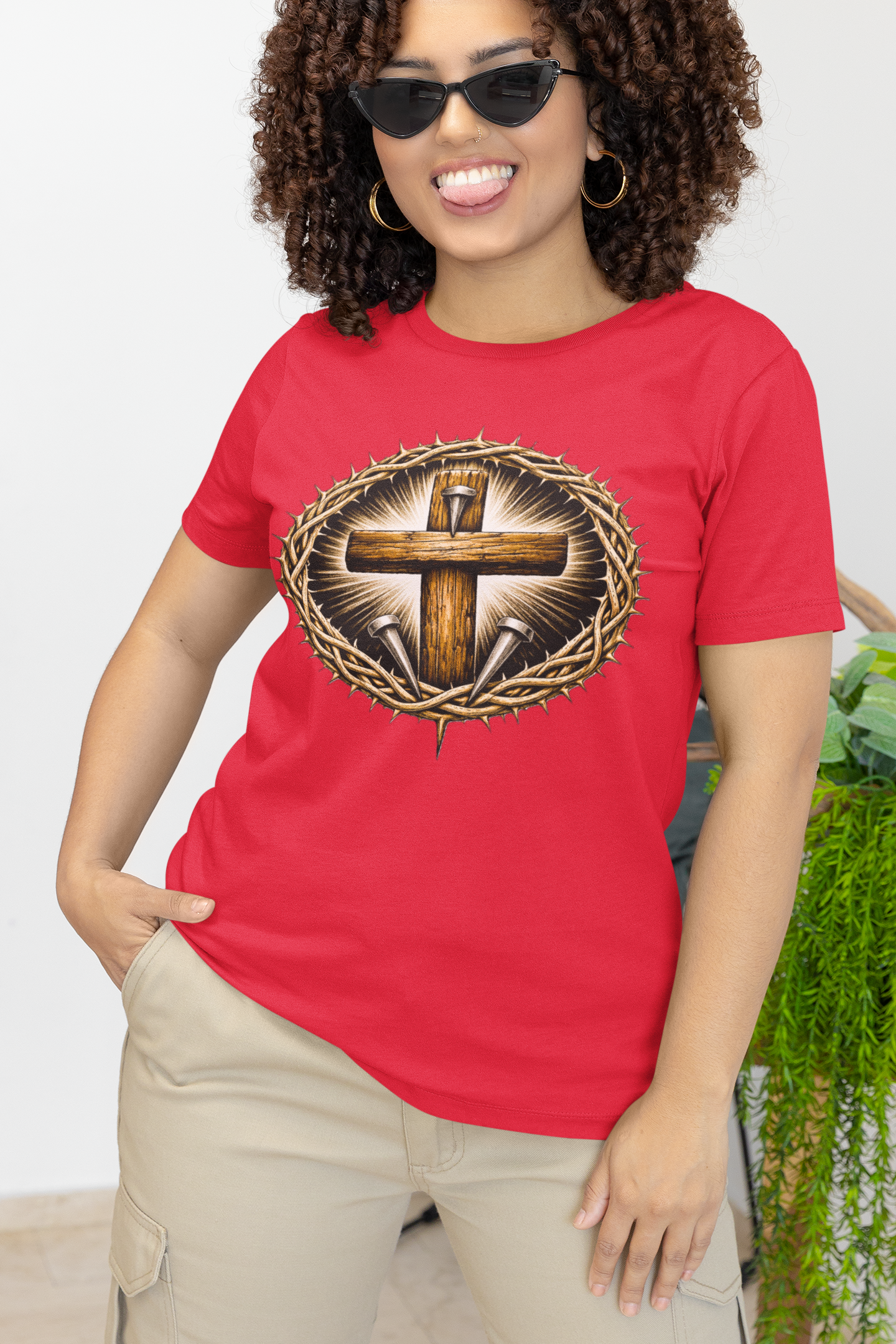 Cross Shirt, Faith Shirt, Jesus shirt. Christian Shirts, Gift for Him, Gift for Her, Father's Day Shirt, Bible Shirt, Women Empowerment tee