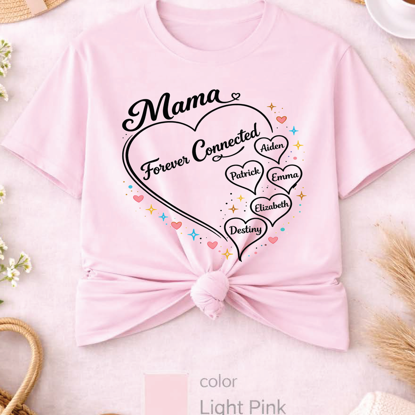Custom Mom T-Shirt 1-5 names or wording, Personalized Shirt, best seller shirt, Mommy Shirt, Family Name Tee,Gift for mom, Mother's Day gift