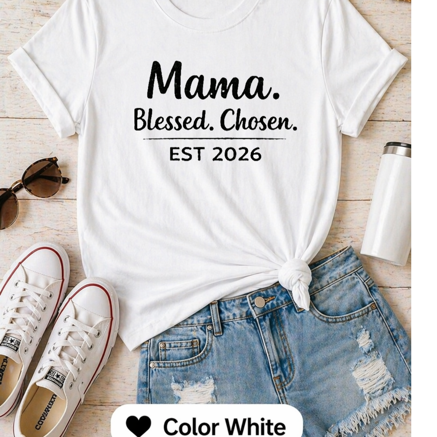 Mama 2026 T-Shirt, new mom gift, mom tee,  mama est 2026, Perfect gift for new moms, expecting moms, motherhood gift, Mother's Day gift