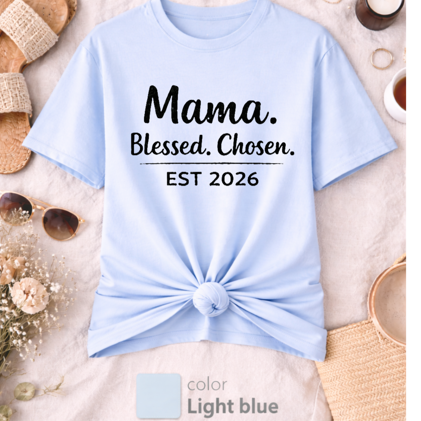 Mama 2026 T-Shirt, new mom gift, mom tee,  mama est 2026, Perfect gift for new moms, expecting moms, motherhood gift, Mother's Day gift