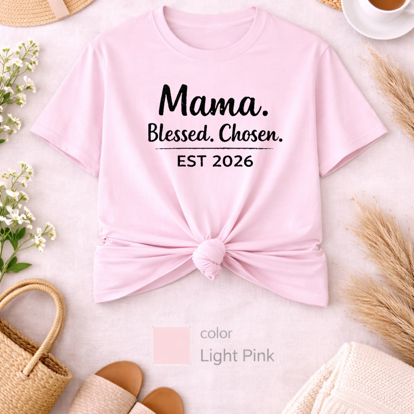 Mama 2026 T-Shirt, new mom gift, mom tee,  mama est 2026, Perfect gift for new moms, expecting moms, motherhood gift, Mother's Day gift