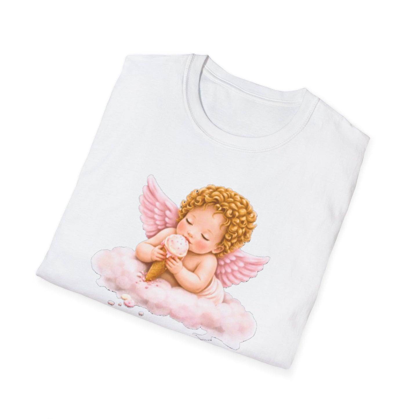 Angel Baby T-Shirt, Christian shirt, pink girl shirt, Religious Shirt, Faith Shirt, Gift For Christian, Trendy Tee, Gift For Her, flower shirt