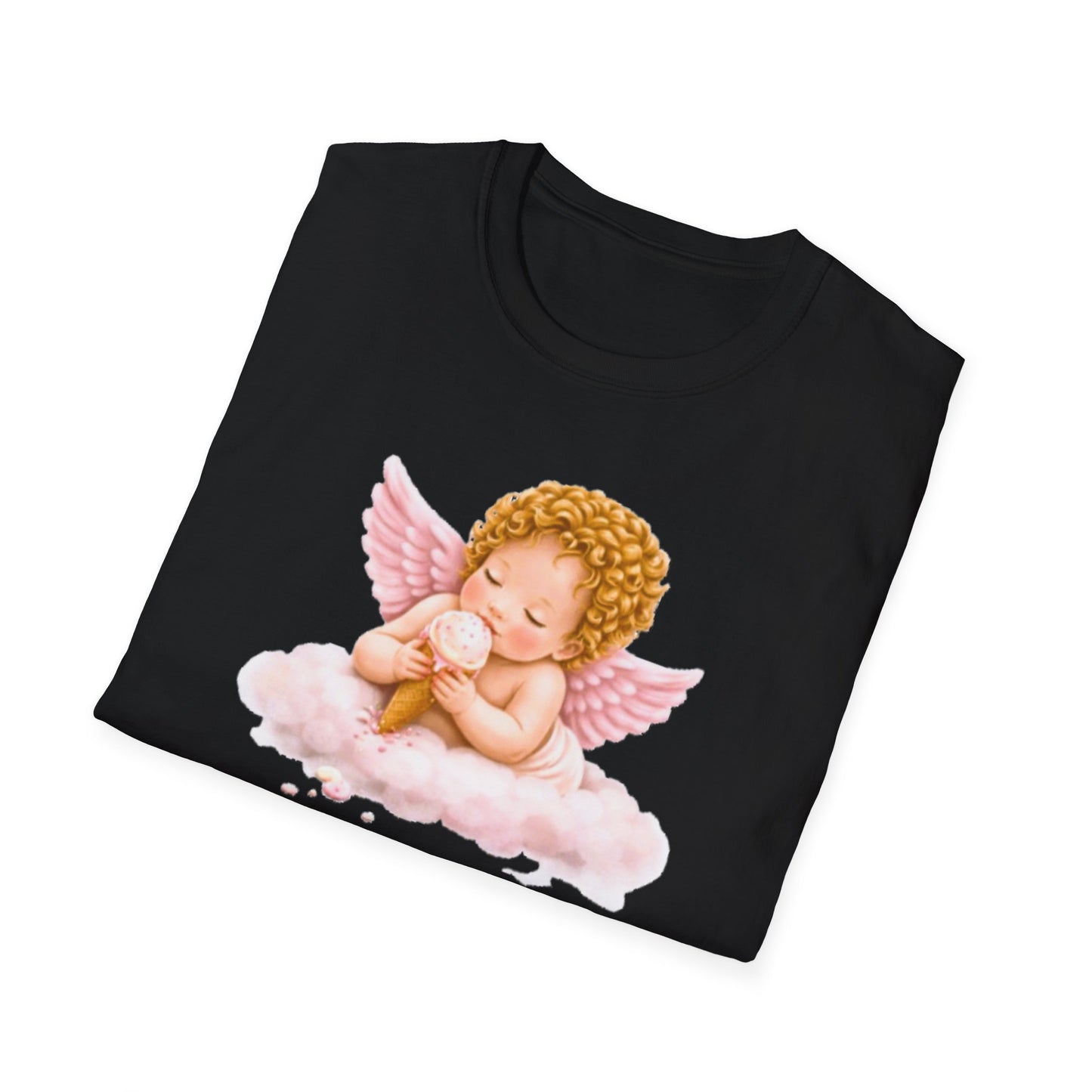 Angel Baby T-Shirt, Christian shirt, pink girl shirt, Religious Shirt, Faith Shirt, Gift For Christian, Trendy Tee, Gift For Her, flower shirt