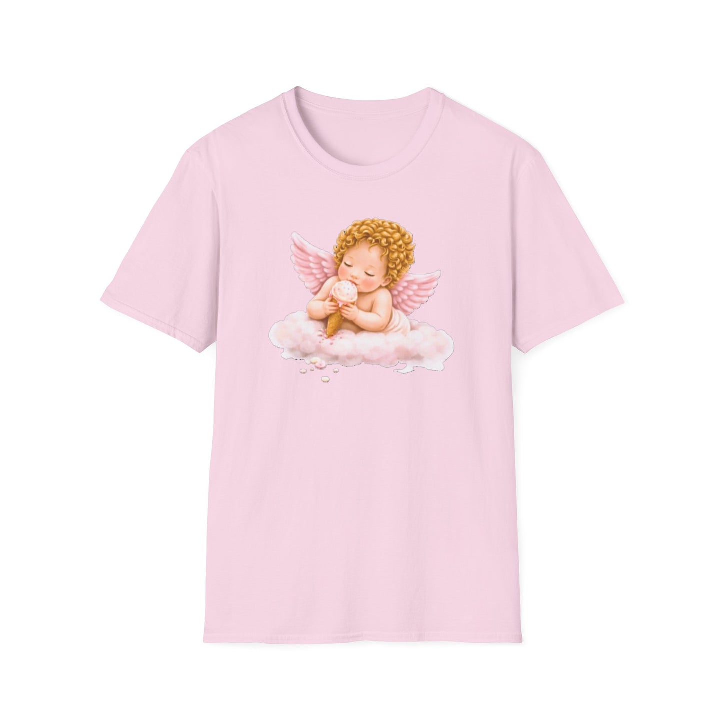 Angel Baby T-Shirt, Christian shirt, pink girl shirt, Religious Shirt, Faith Shirt, Gift For Christian, Trendy Tee, Gift For Her, flower shirt