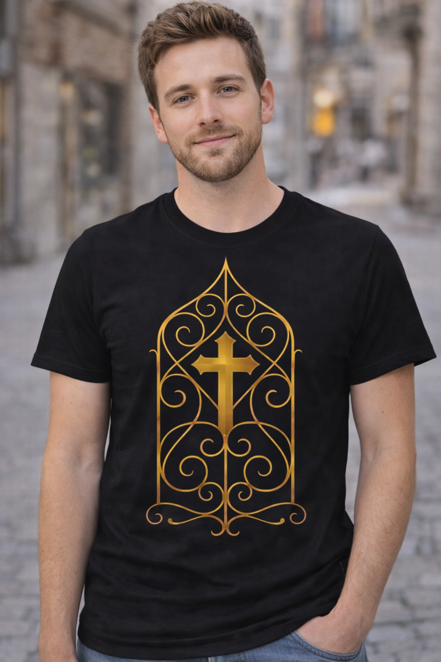 Christian Cross T-Shirt, Faith Tee, Cross shirt, Faith Shirt, Christian Gift, Faith Gift, Gift For Him, Gift For Her,  Fathers Day Shirt, unisex tshirt