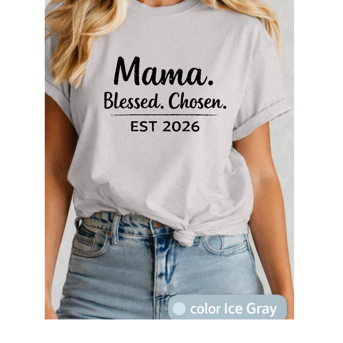 Mama 2026 T-Shirt, new mom gift, mom tee,  mama est 2026, Perfect gift for new moms, expecting moms, motherhood gift, Mother's Day gift