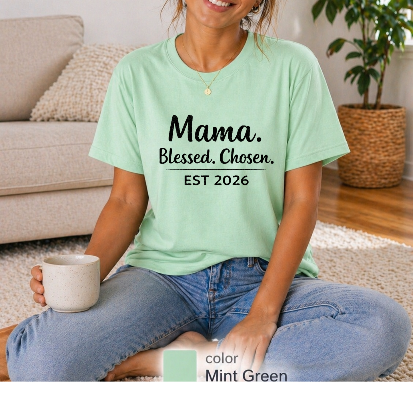Mama 2026 T-Shirt, new mom gift, mom tee,  mama est 2026, Perfect gift for new moms, expecting moms, motherhood gift, Mother's Day gift