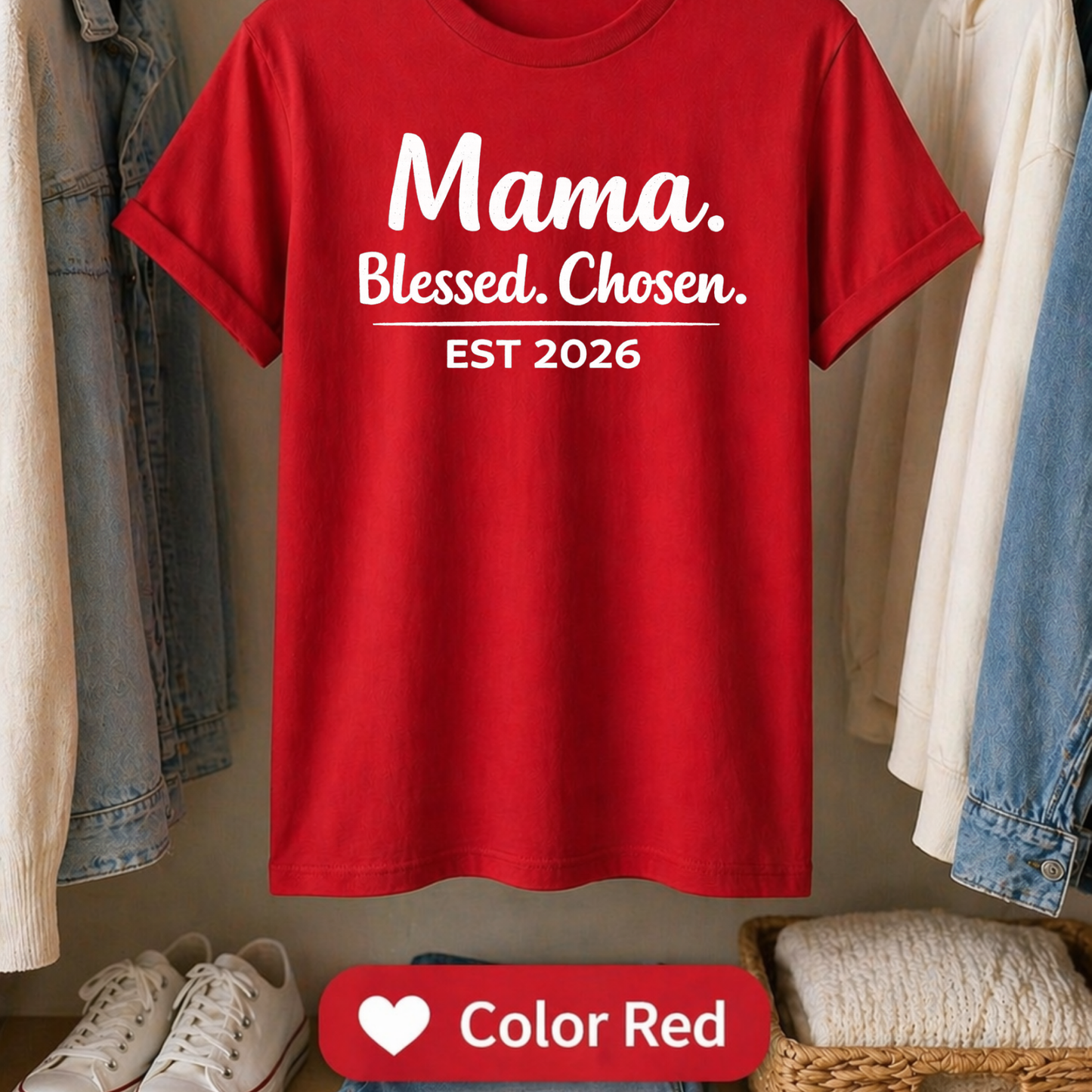 Mama 2026 T-Shirt, New mom gift, Mom tee, Mama EST 2026, best seller shirt, New mom gift, expecting moms, motherhood gift, Mother's Day gift