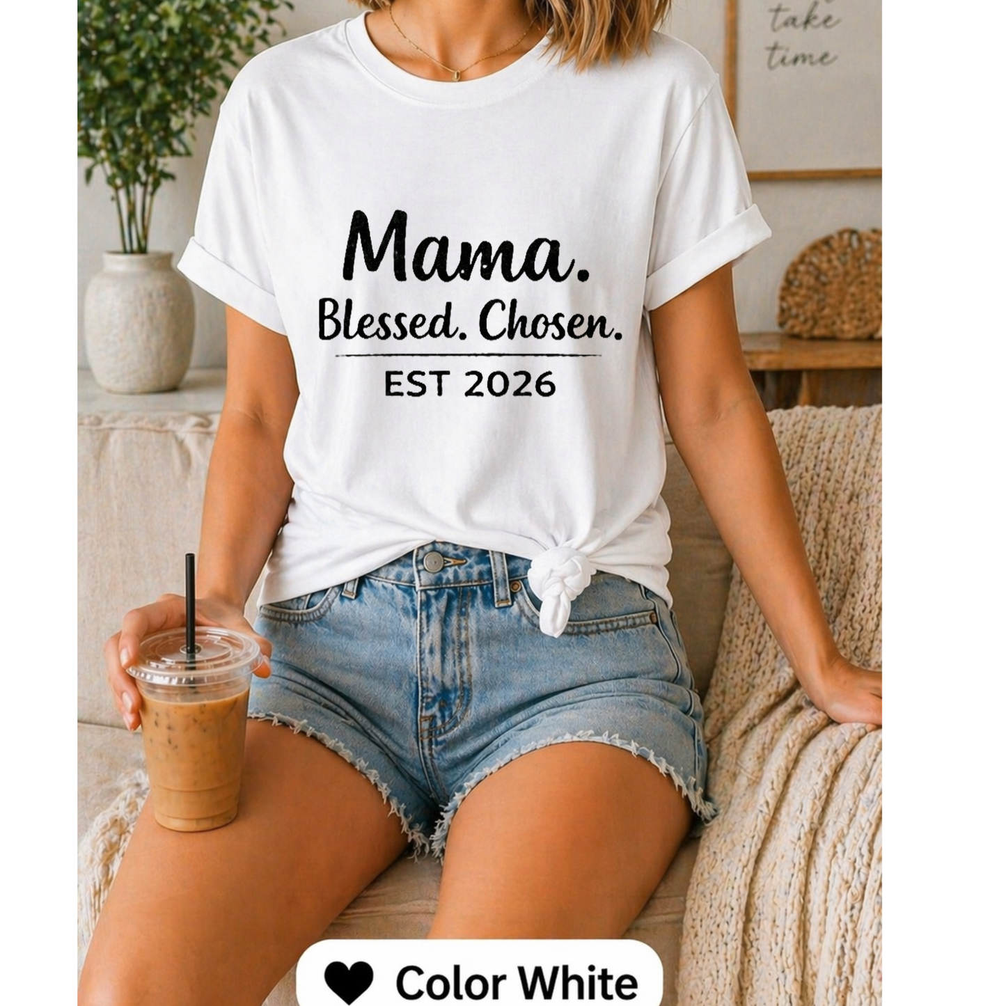 Mama 2026 T-Shirt, new mom gift, mom tee,  mama est 2026, Perfect gift for new moms, expecting moms, motherhood gift, Mother's Day gift